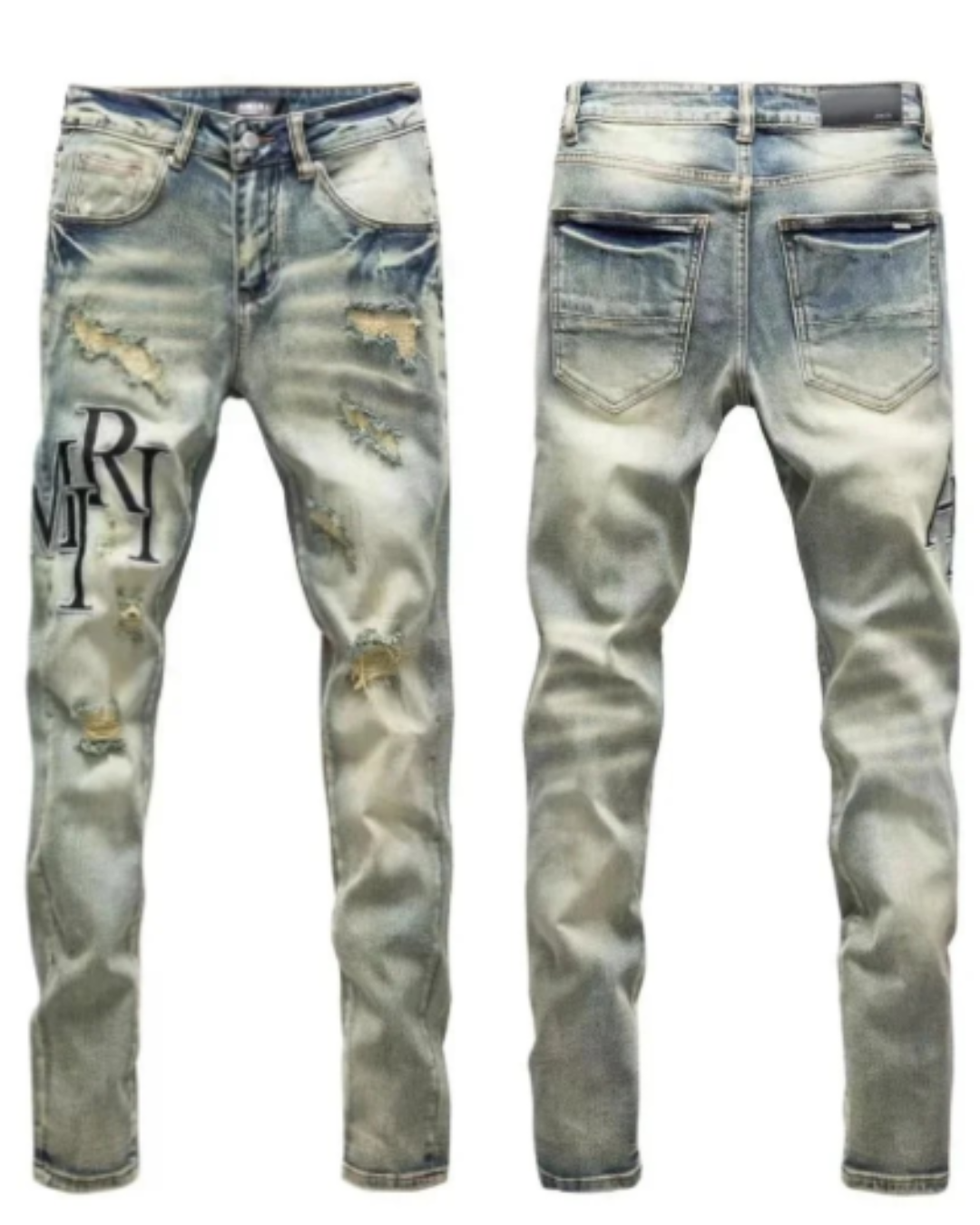 Amiri Distressed Luxury Denim – Limited Edition