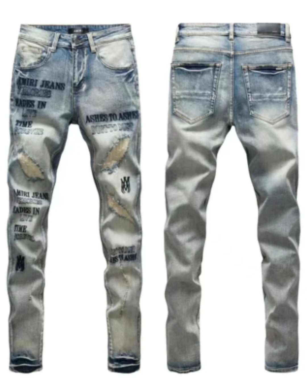 Amiri Distressed Luxury Denim – Limited Edition