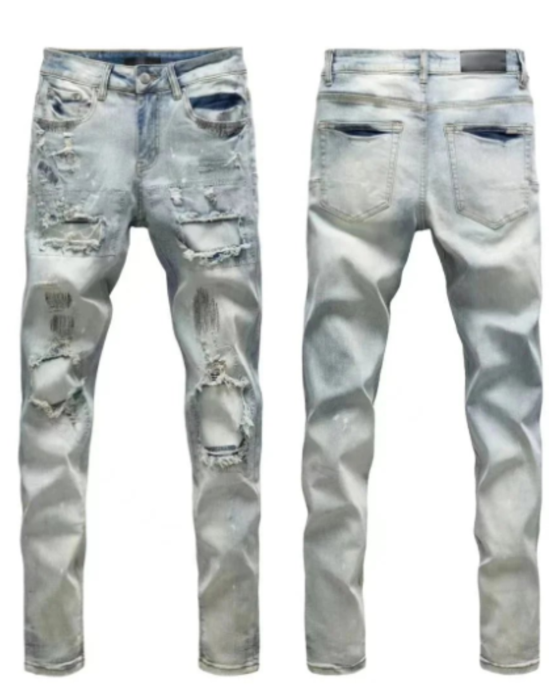 Amiri Distressed Luxury Denim – Limited Edition