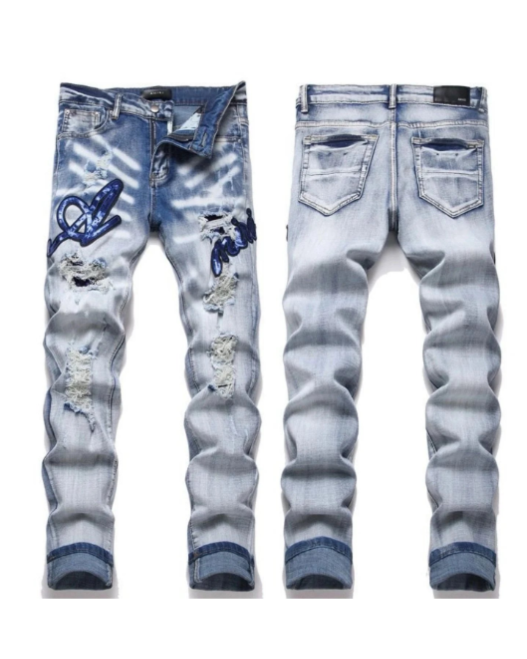 Amiri Distressed Luxury Denim – Limited Edition