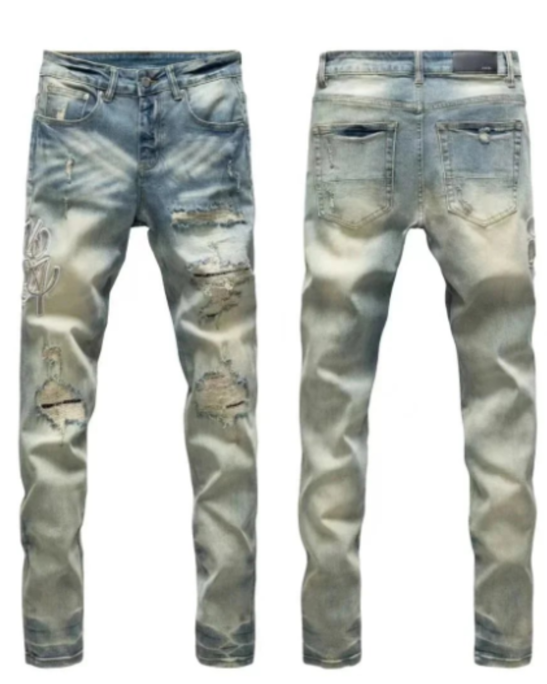 Amiri Distressed Luxury Denim – Limited Edition