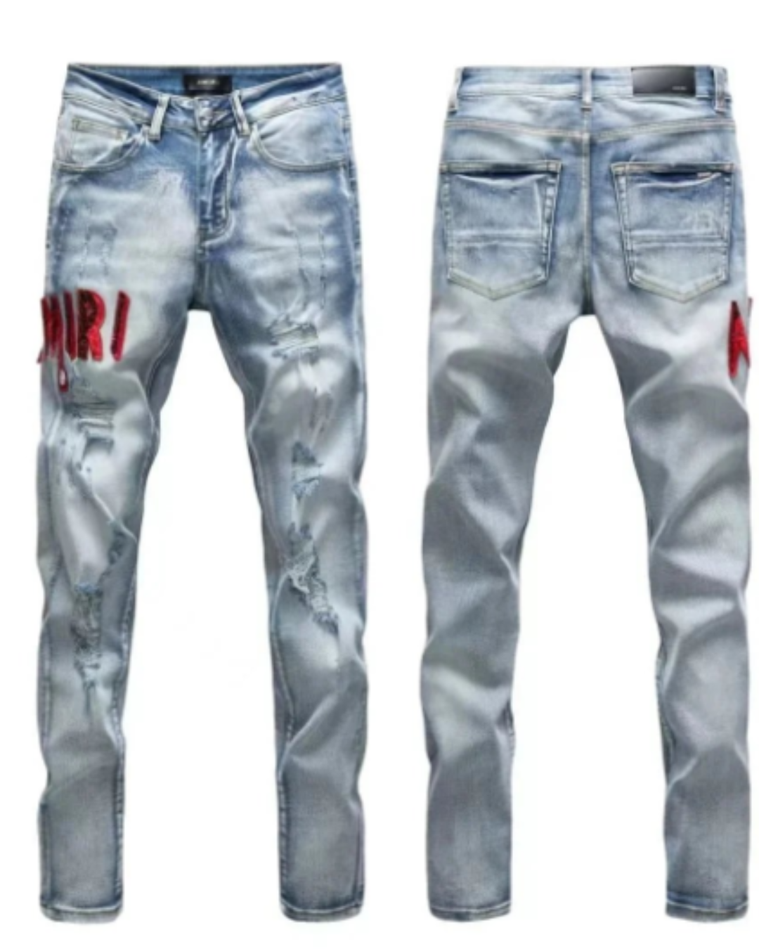 Amiri Distressed Luxury Denim – Limited Edition
