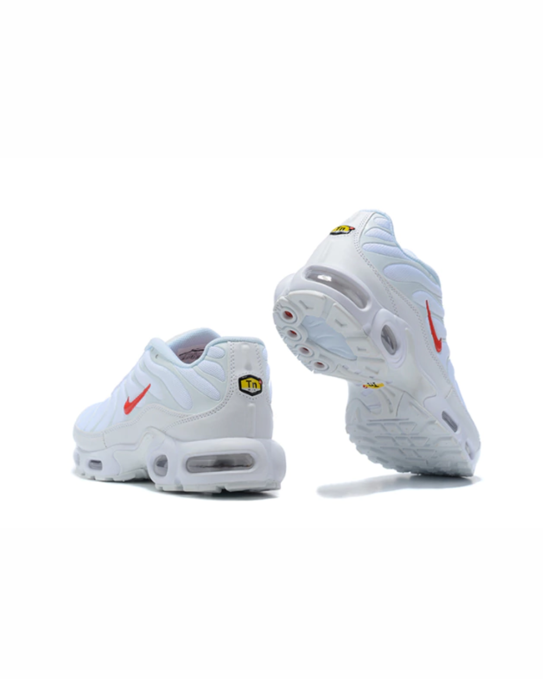 Nike Air Max Plus TN – White/Red Swoosh