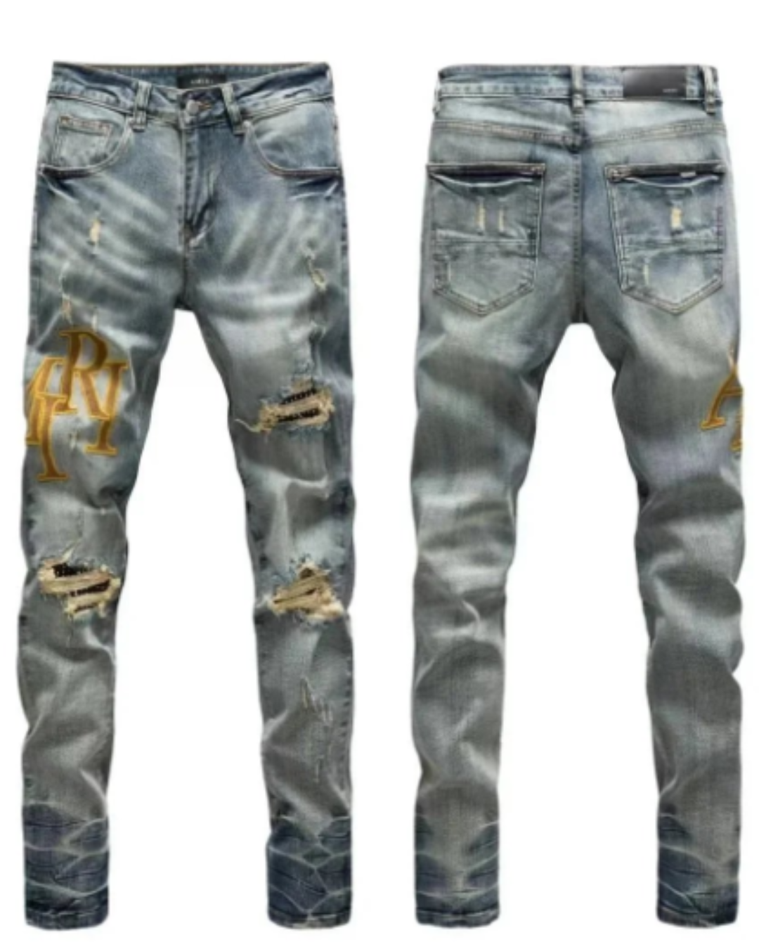 Amiri Distressed Luxury Denim – Limited Edition