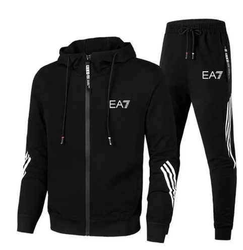 EA7 Emporio Armani “Essential Edition” Tracksuit – Black