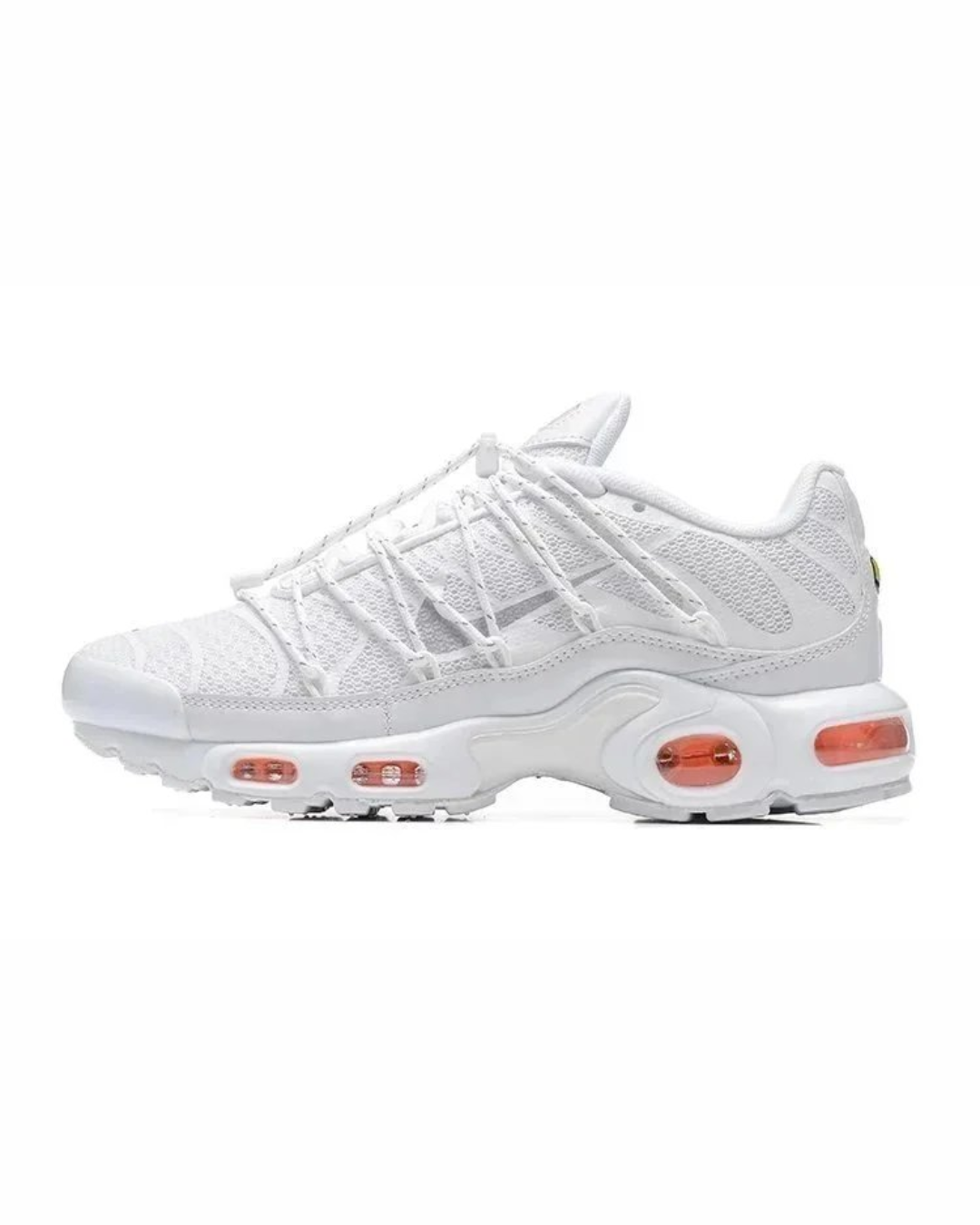 Nike Air Max Plus TN – Triple White / Orange Air Units