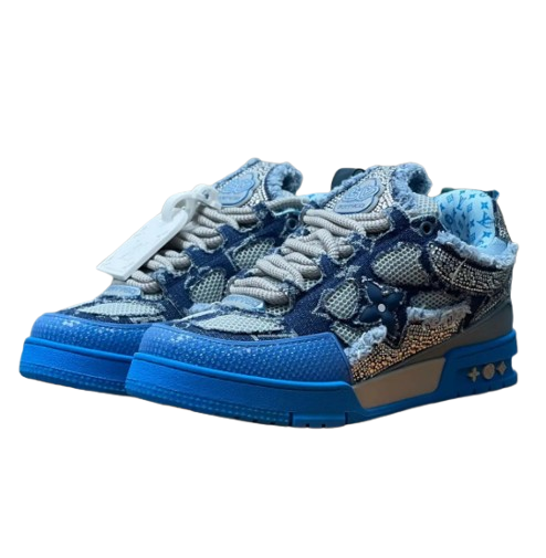 Louis Vuitton Trainer Sneaker – Denim Blue Edition