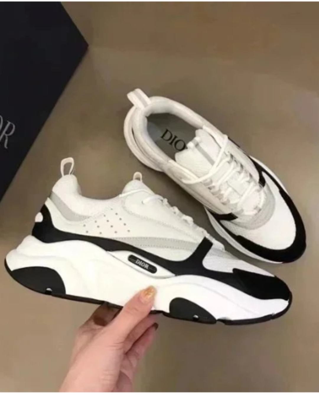 Luxury Black Reflective Runner – Limited Edition