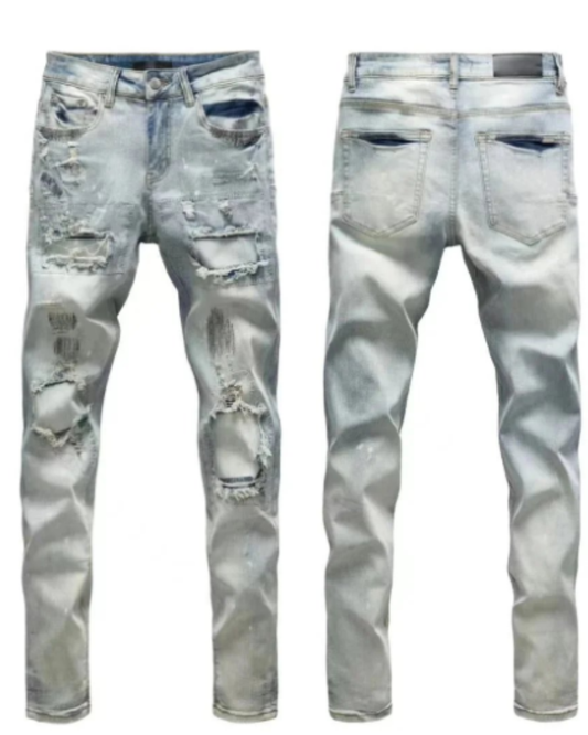 Amiri Distressed Luxury Denim – Limited Edition