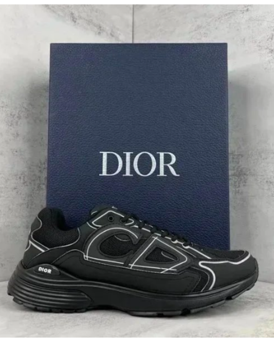 Luxury Black Reflective Runner – Limited Edition