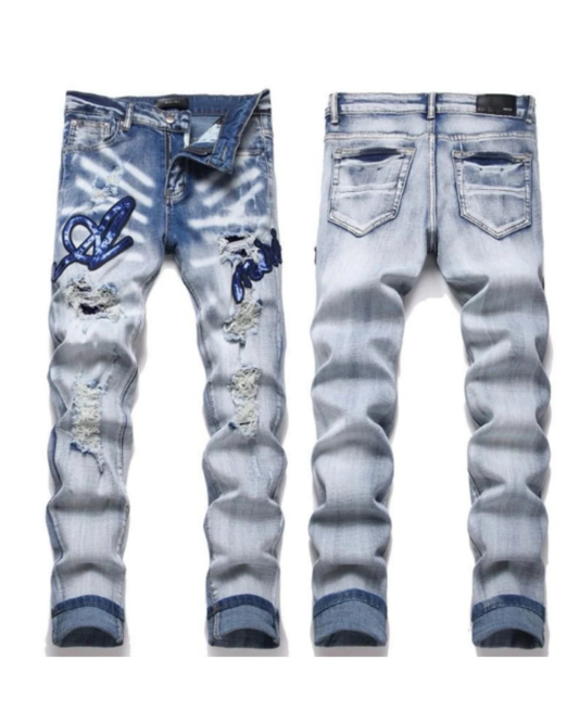 Amiri Distressed Luxury Denim – Limited Edition