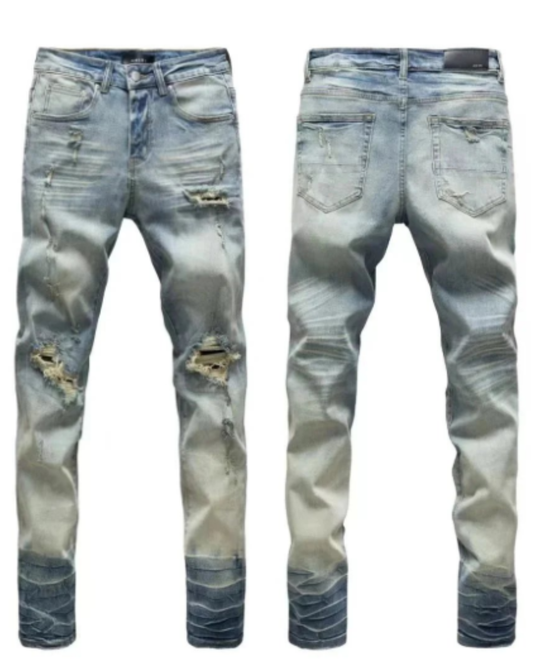 Amiri Distressed Luxury Denim – Limited Edition