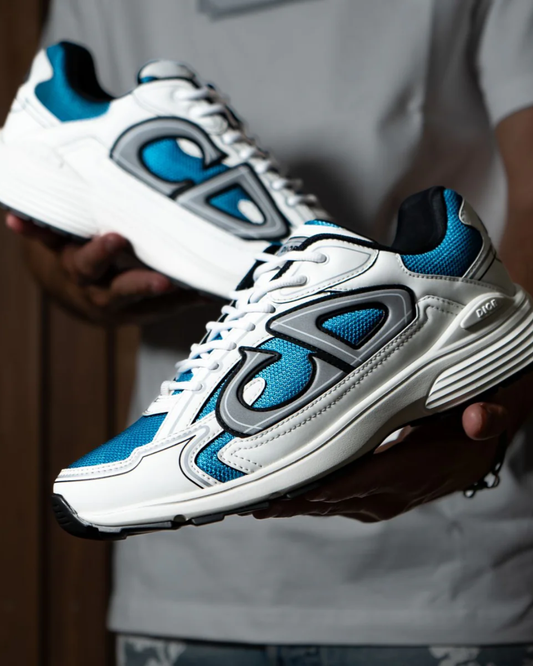 Dior B30 Sneakers – White & Blue Edition