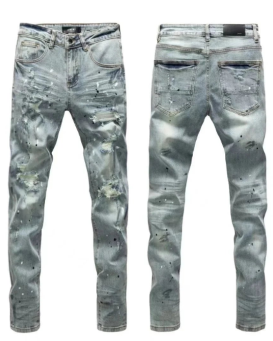 Amiri Distressed Luxury Denim – Limited Edition
