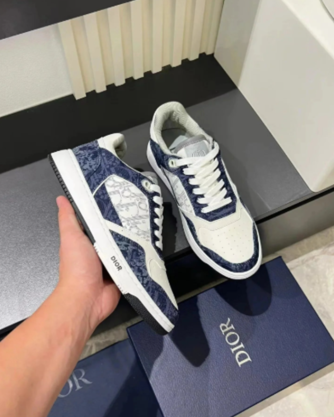 Luxury Black Reflective Runner – Limited Edition