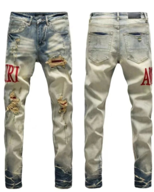 Amiri Distressed Luxury Denim – Limited Edition