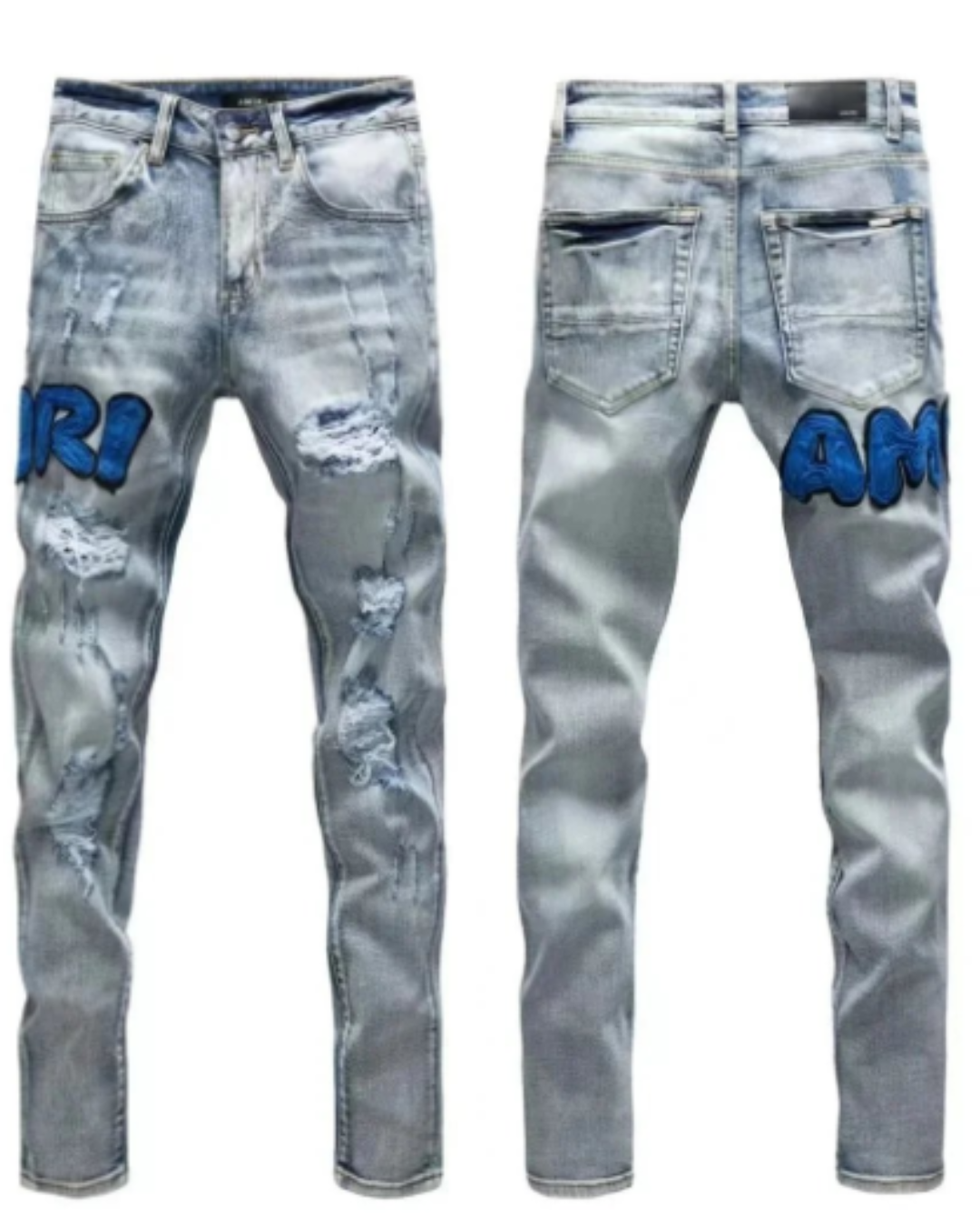 Amiri Distressed Luxury Denim – Limited Edition