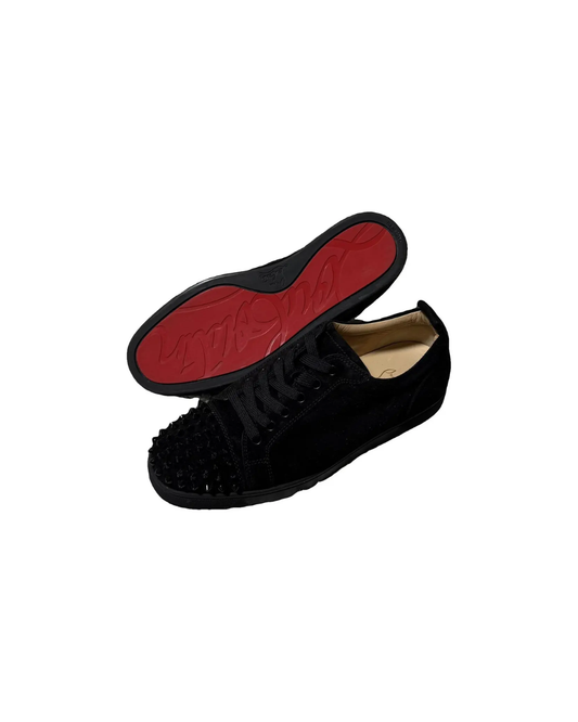 Christian Louboutin Loafers – Black Velvet Edition
