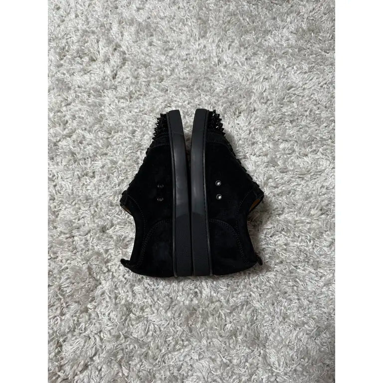 Christian Louboutin Loafers – Black Velvet Edition