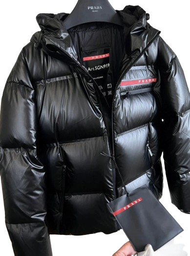 Prada Puffer Jacket — Black Edition