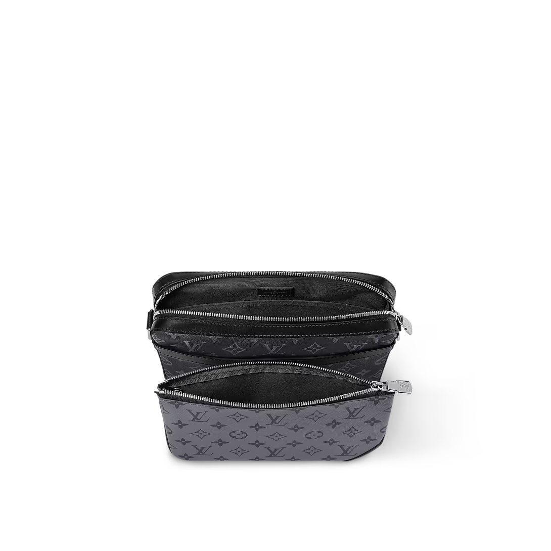 Louis Vuitton Monogram Eclipse Cross-Body Bag – Black/Graphite